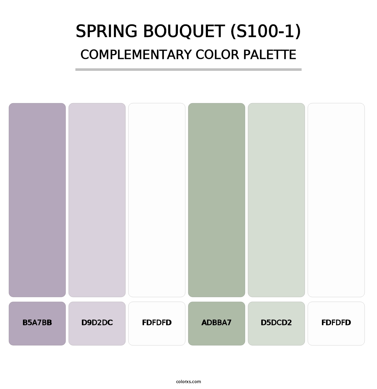 Spring Bouquet (S100-1) - Complementary Color Palette