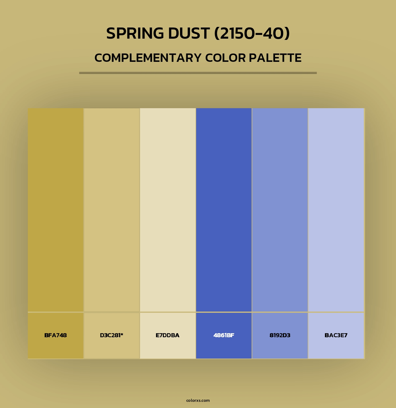 Spring Dust (2150-40) - Complementary Color Palette