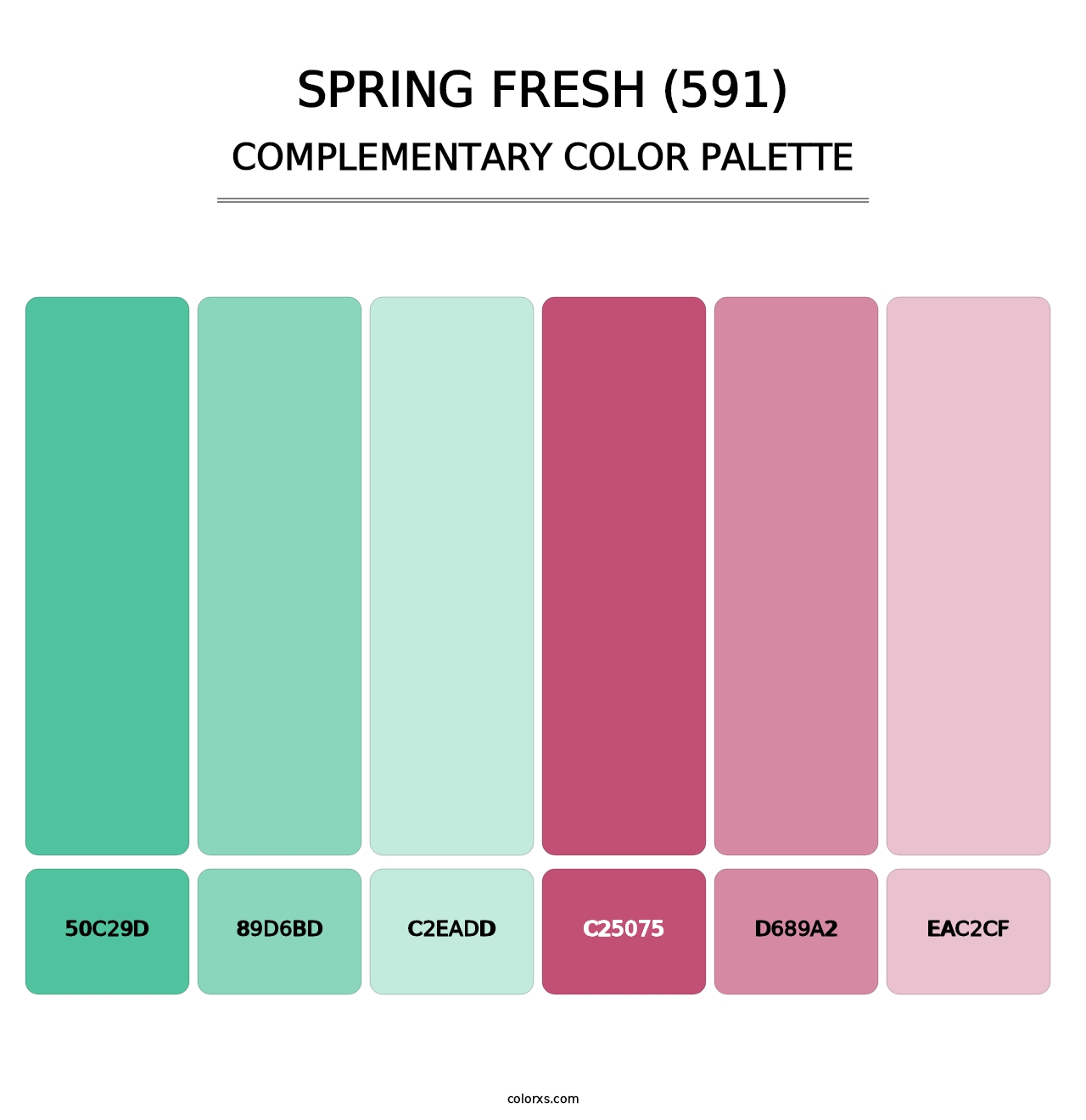 Spring Fresh (591) - Complementary Color Palette