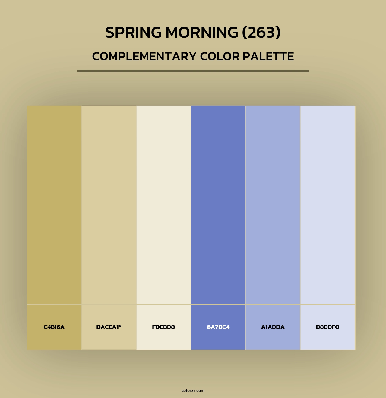 Spring Morning (263) - Complementary Color Palette