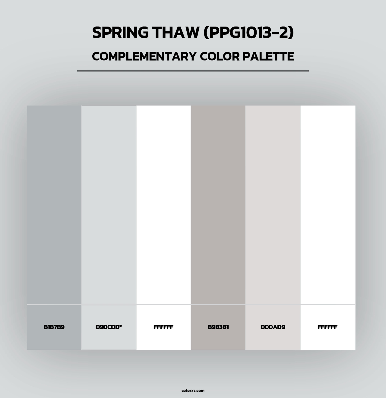 Spring Thaw (PPG1013-2) - Complementary Color Palette