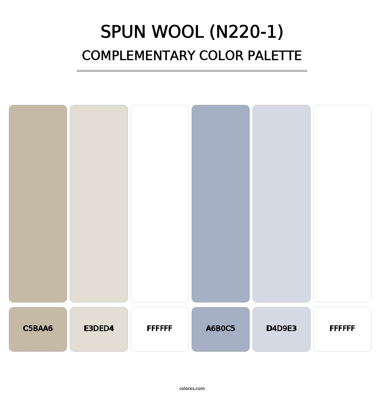 Spun Wool (N220-1) - Complementary Color Palette