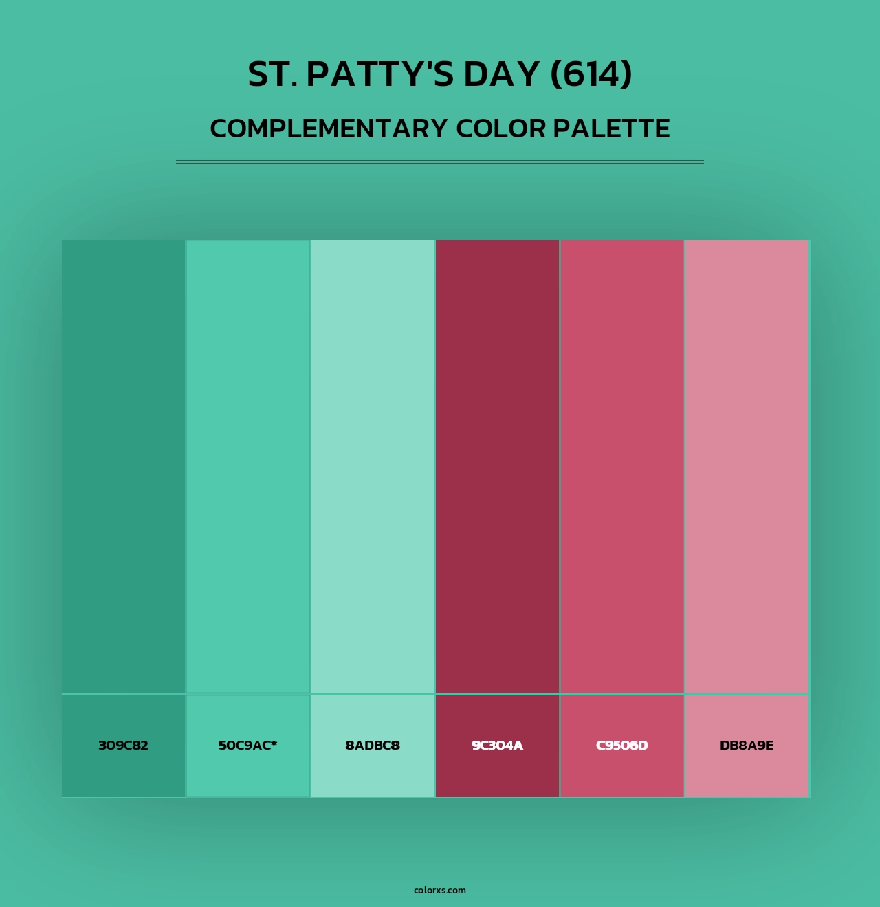 St. Patty's Day (614) - Complementary Color Palette
