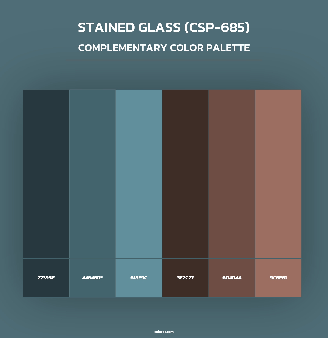 Stained Glass (CSP-685) - Complementary Color Palette