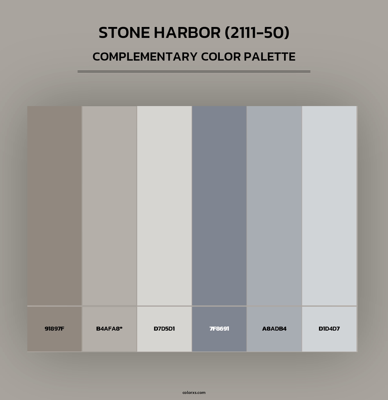 Stone Harbor (2111-50) - Complementary Color Palette