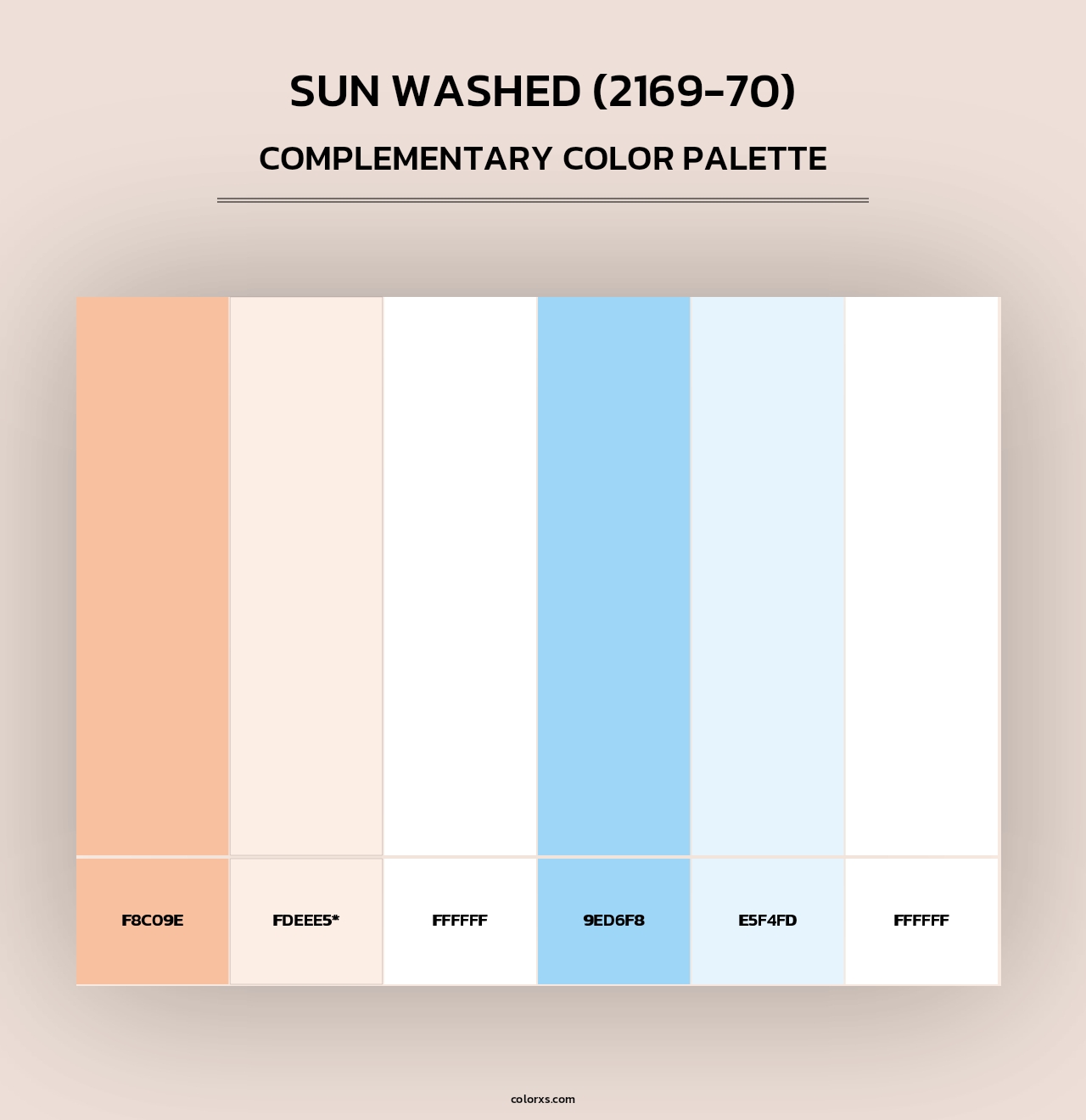 Sun Washed (2169-70) - Complementary Color Palette