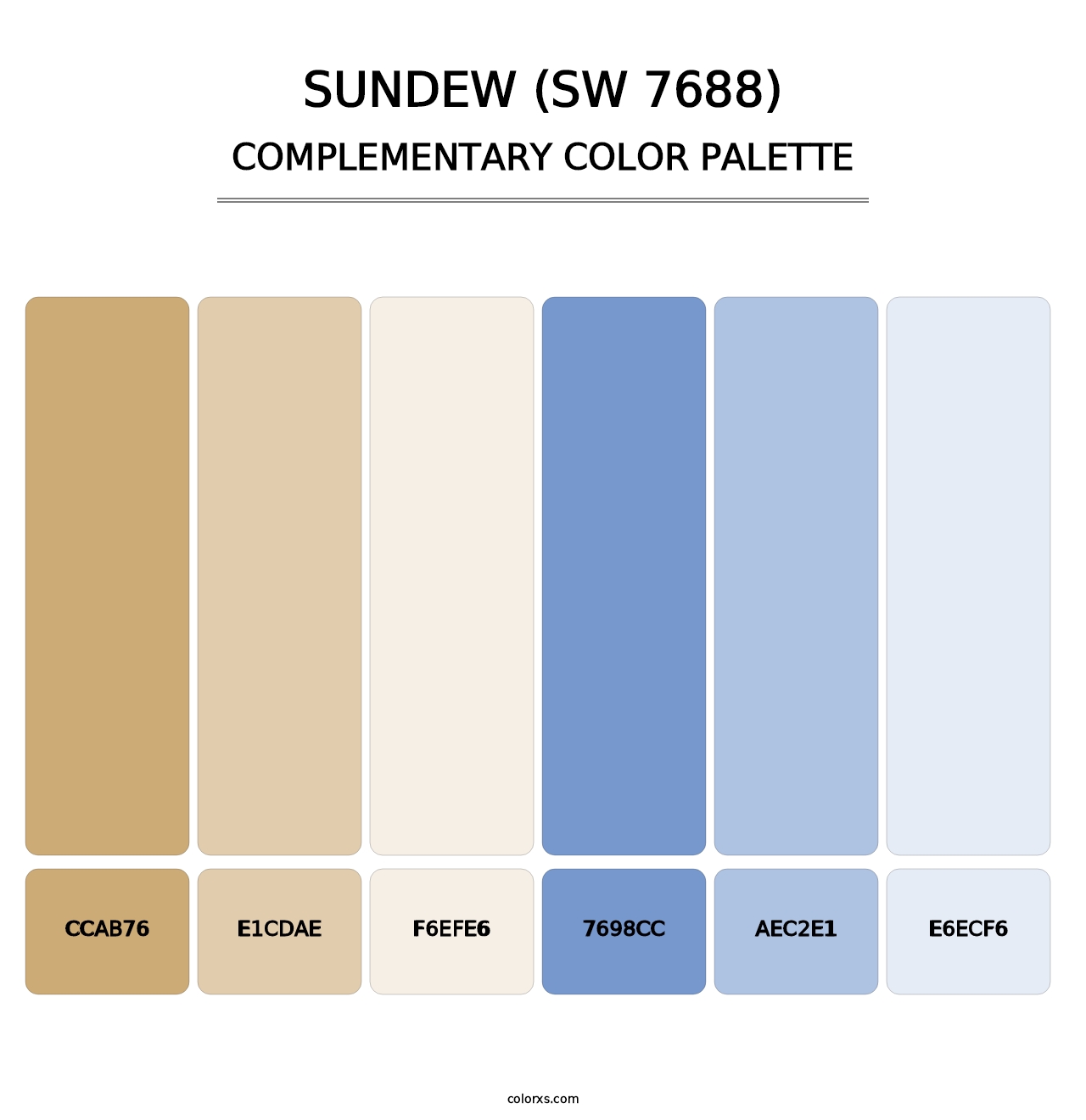 Sundew (SW 7688) - Complementary Color Palette