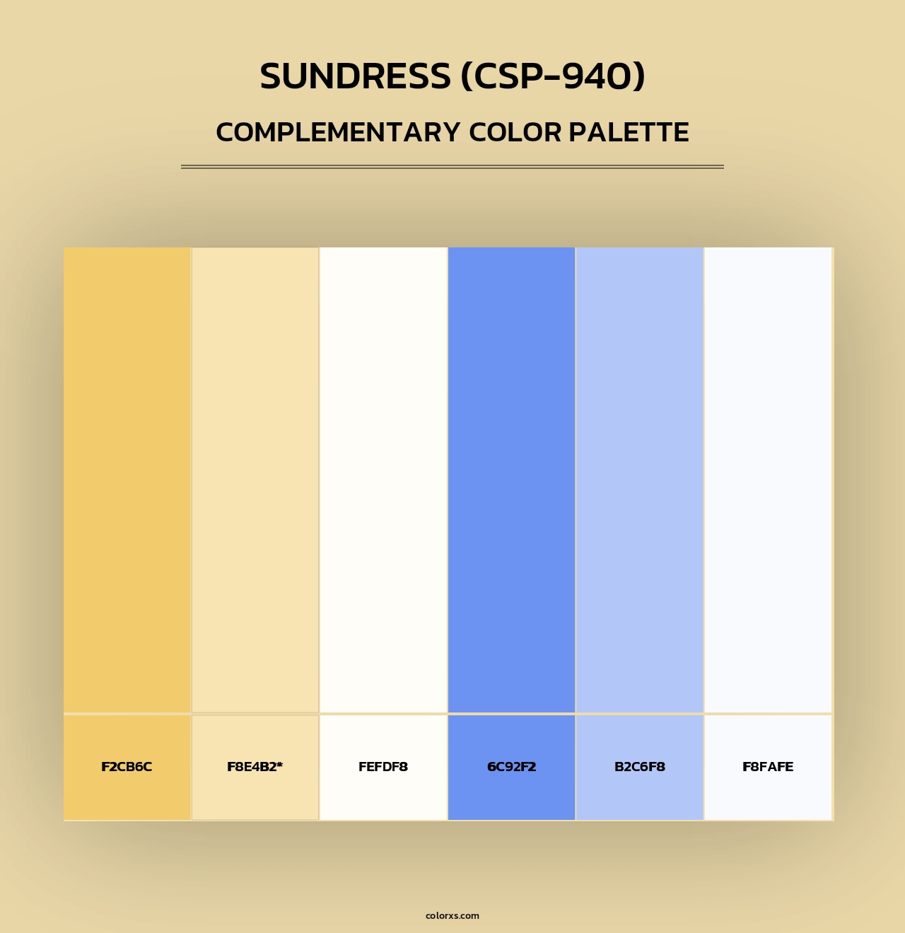 Sundress (CSP-940) - Complementary Color Palette