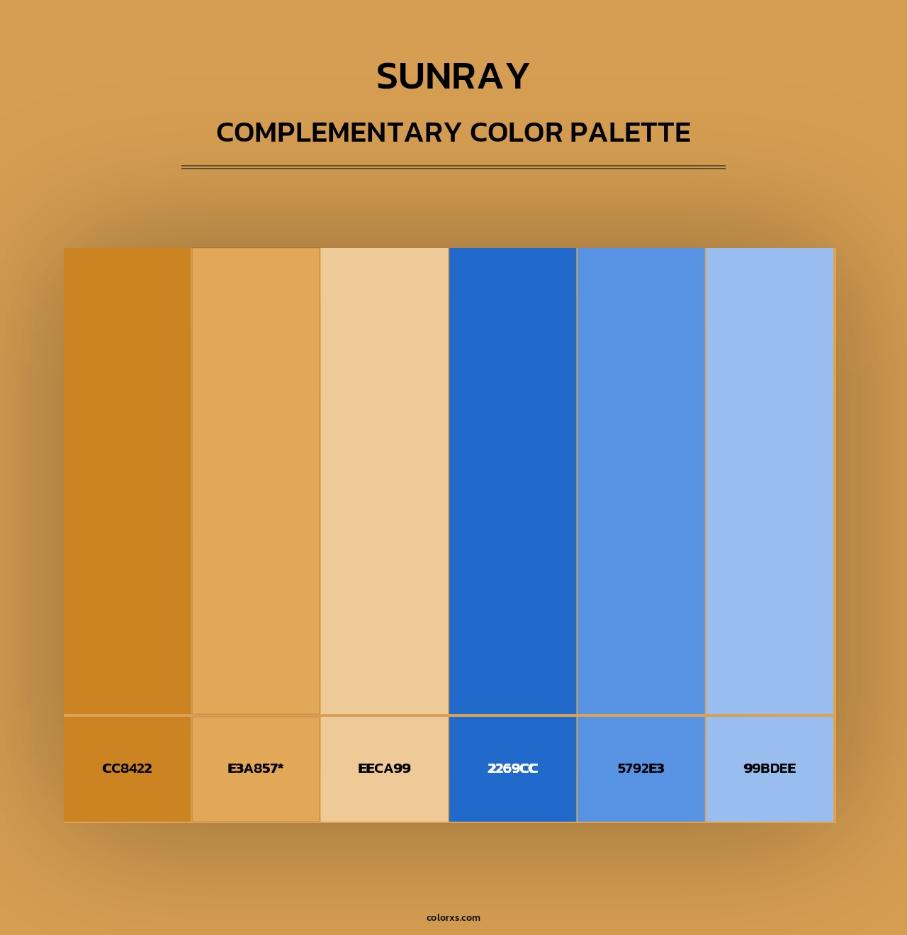 Sunray - Complementary Color Palette