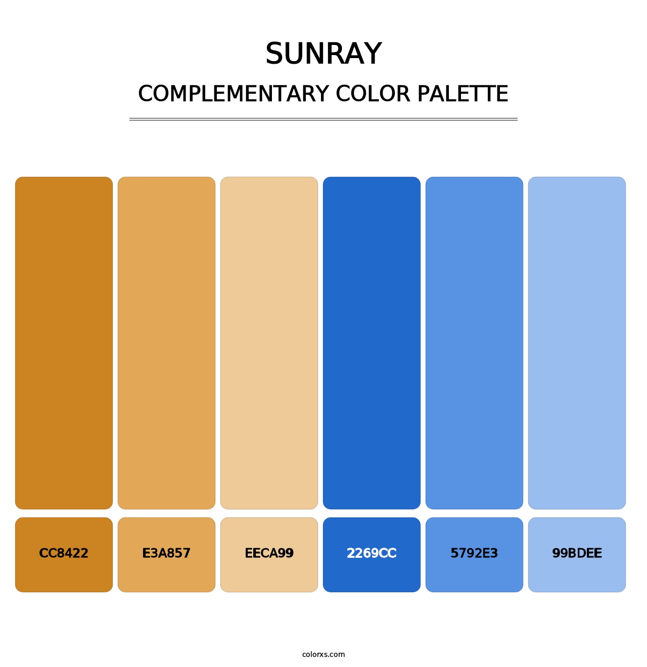 Sunray - Complementary Color Palette