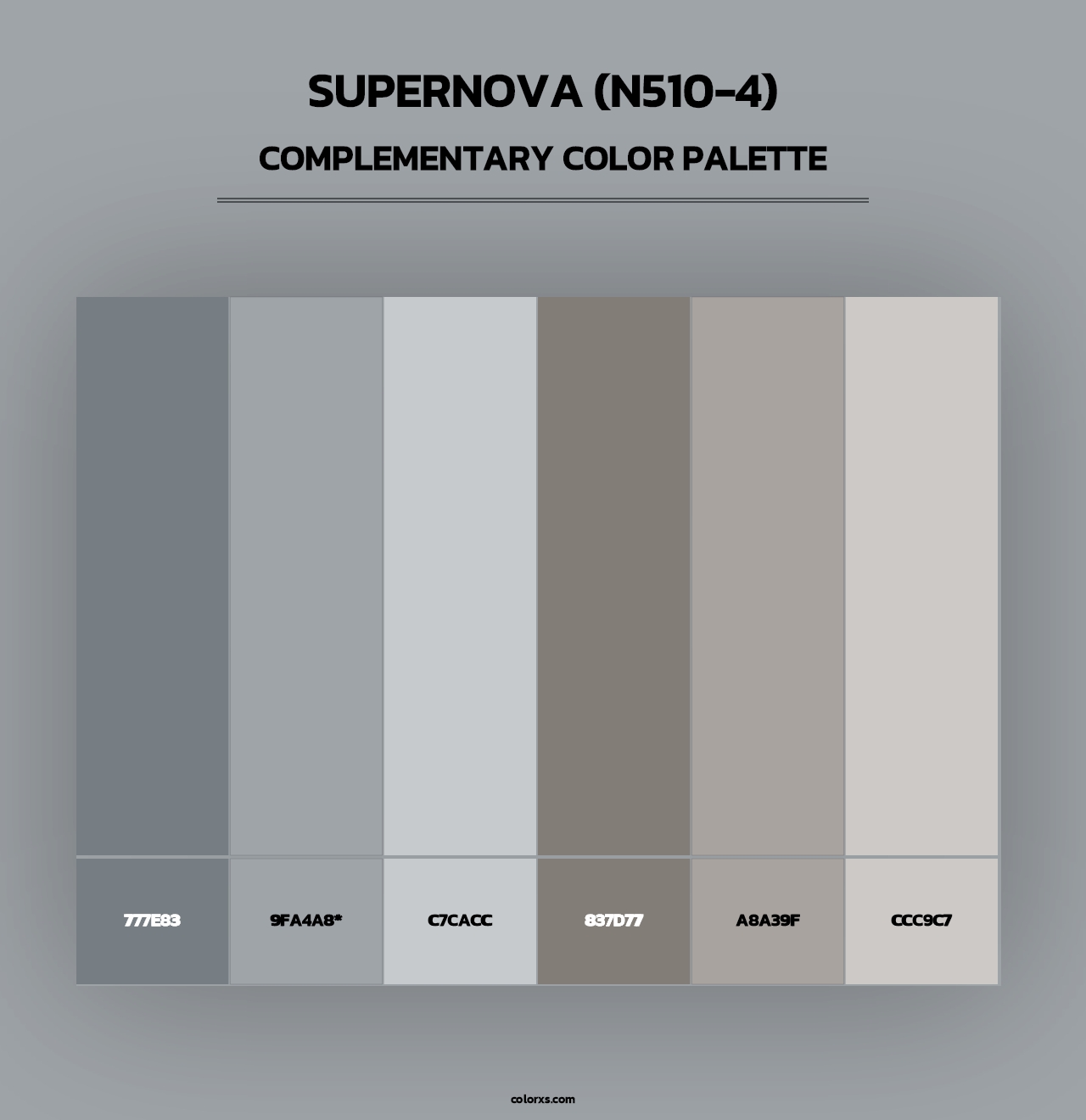 Supernova (N510-4) - Complementary Color Palette
