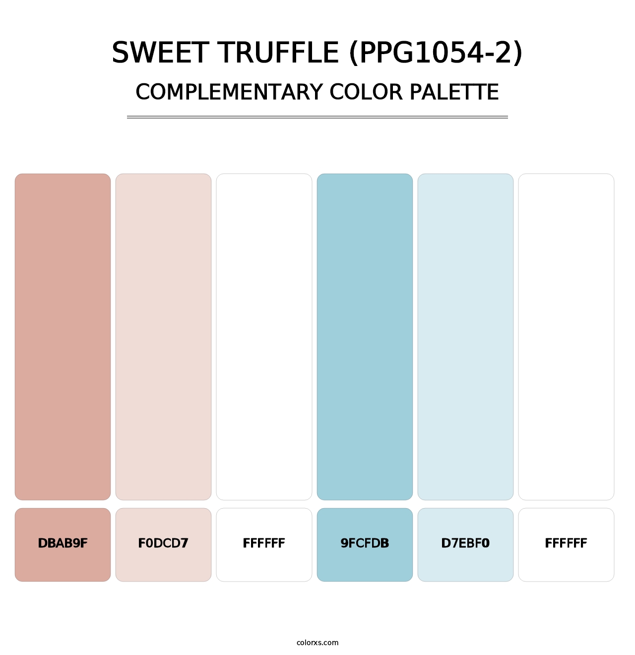 Sweet Truffle (PPG1054-2) - Complementary Color Palette