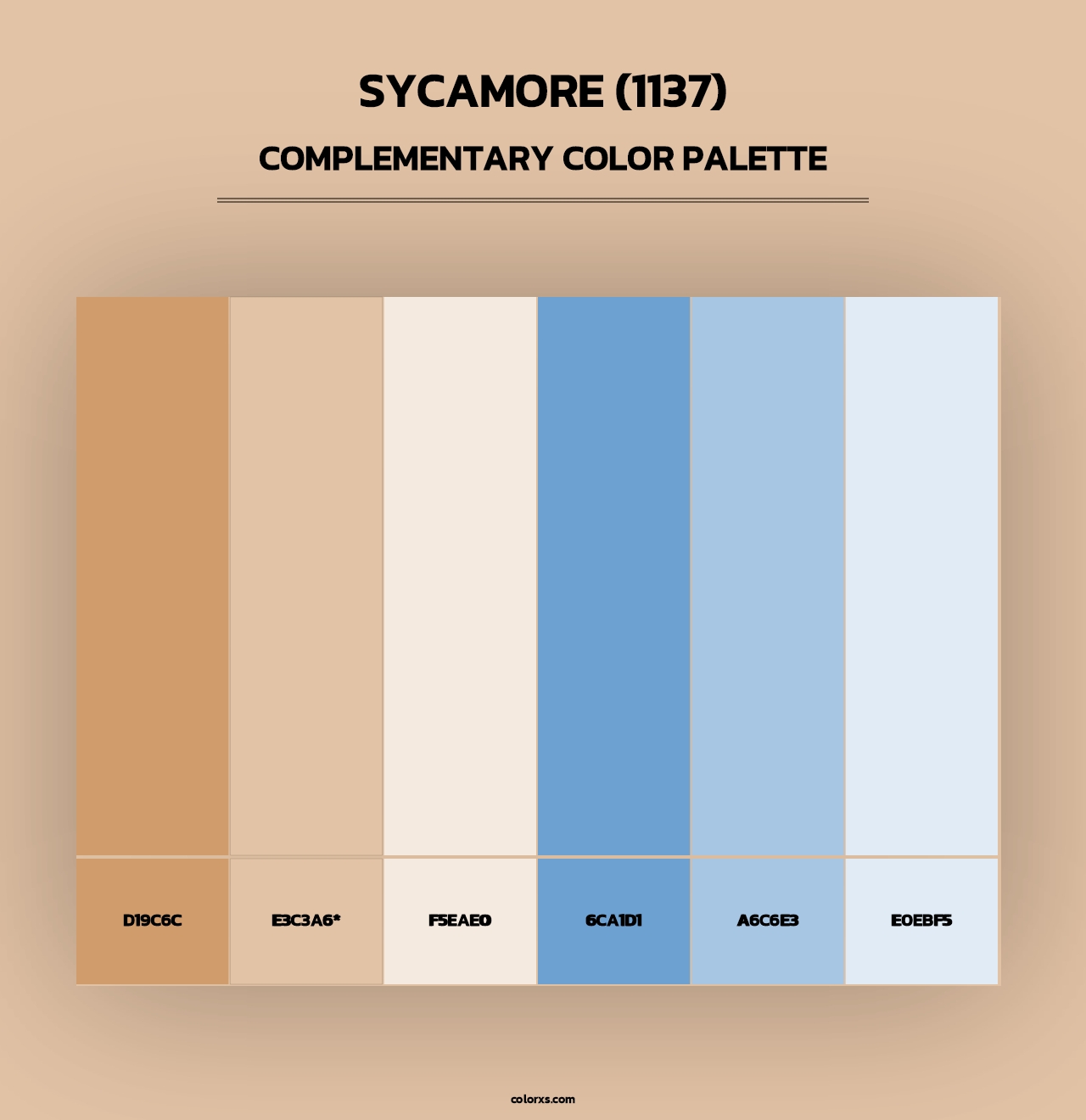 Sycamore (1137) - Complementary Color Palette