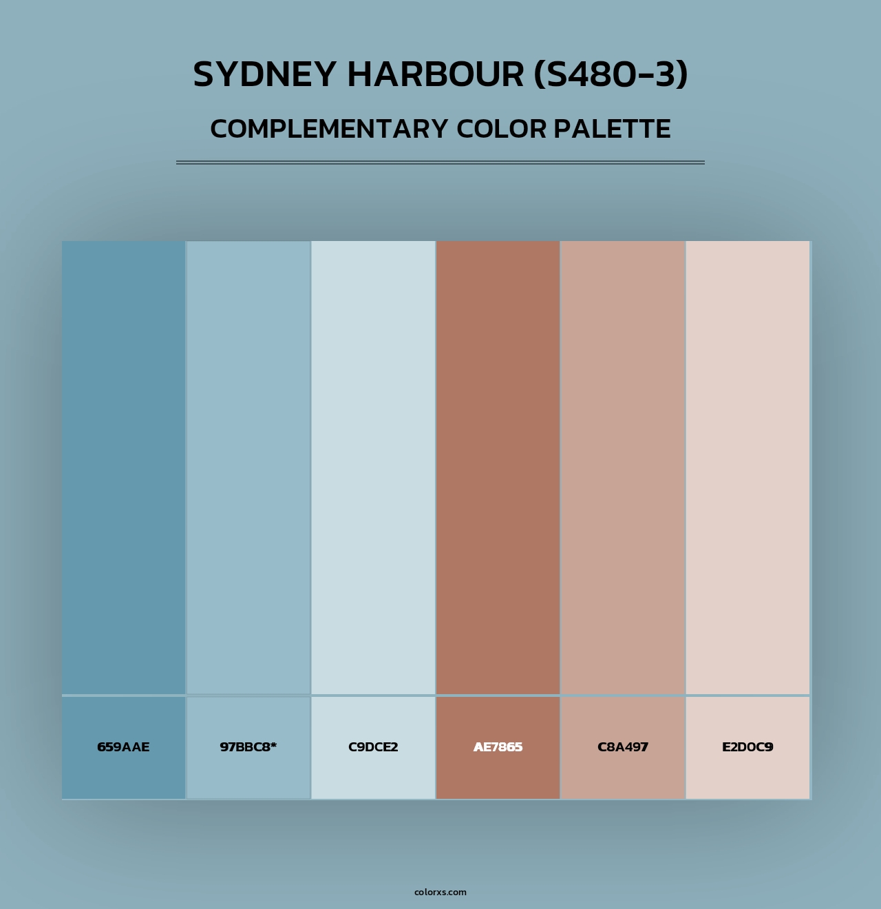 Sydney Harbour (S480-3) - Complementary Color Palette