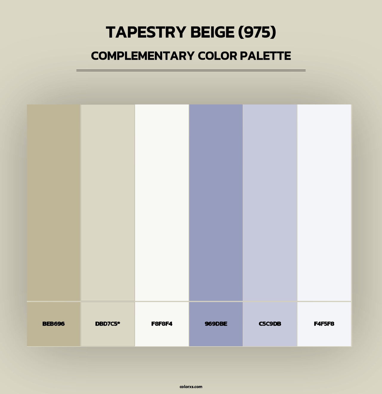 Tapestry Beige (975) - Complementary Color Palette