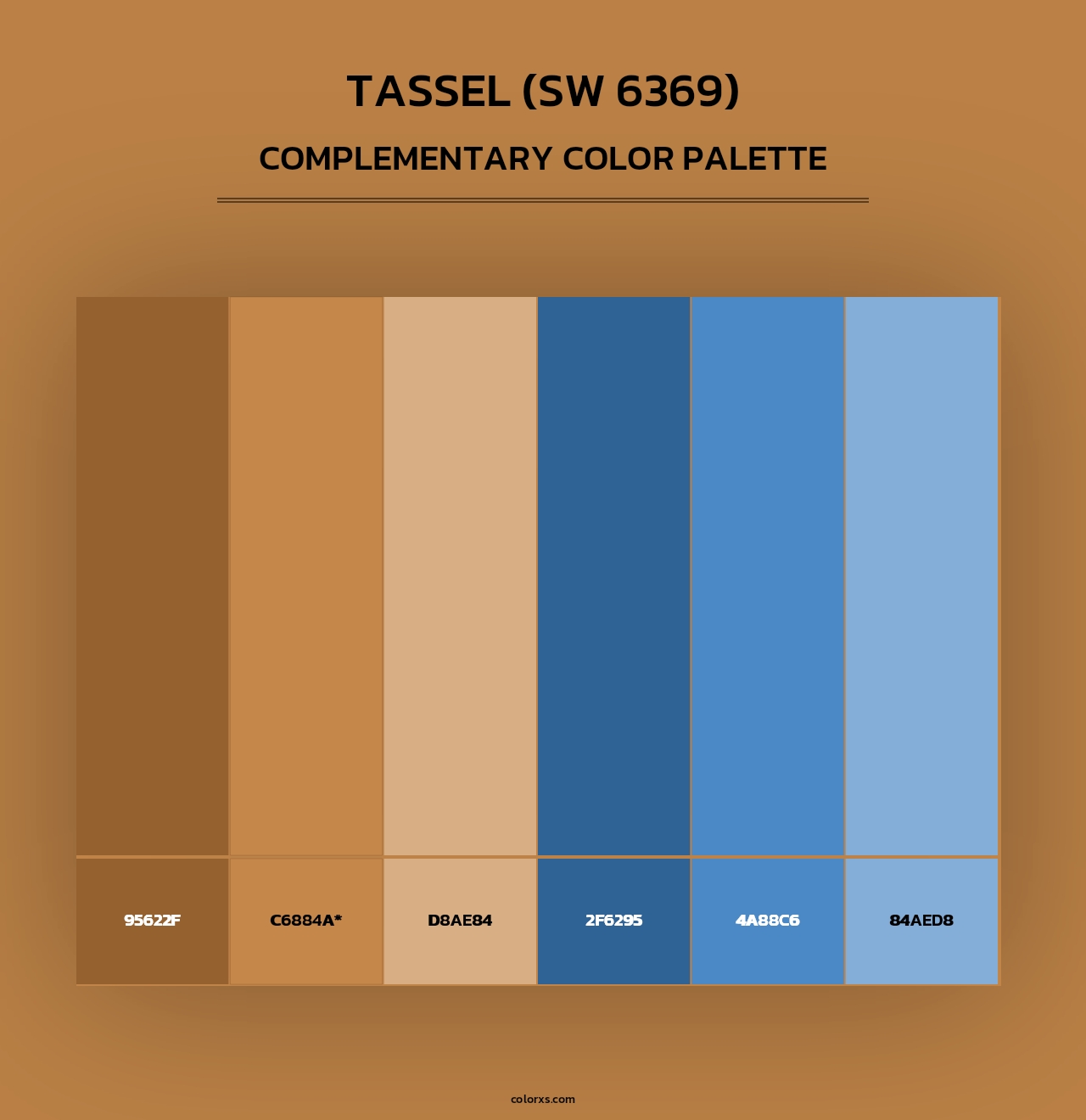 Tassel (SW 6369) - Complementary Color Palette
