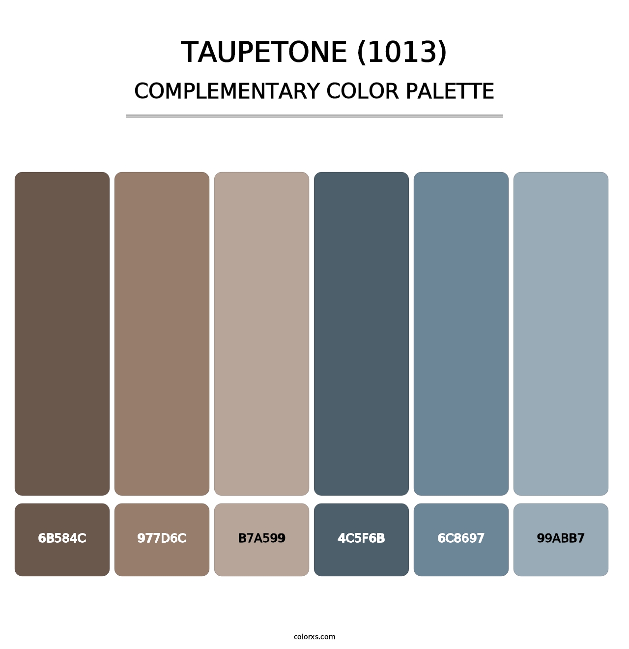 Taupetone (1013) - Complementary Color Palette