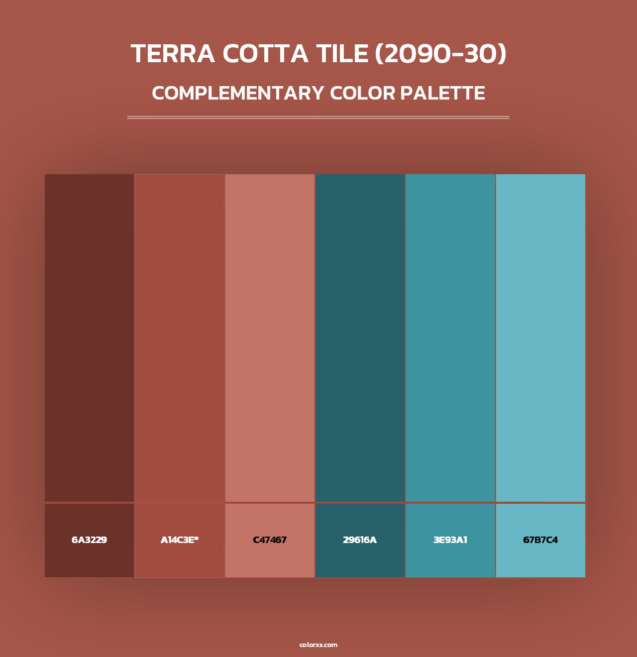 Terra Cotta Tile (2090-30) - Complementary Color Palette