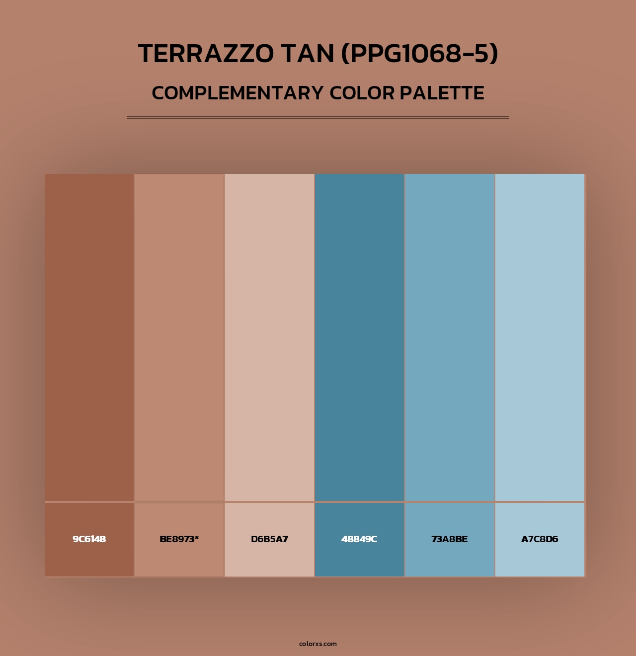 Terrazzo Tan (PPG1068-5) - Complementary Color Palette