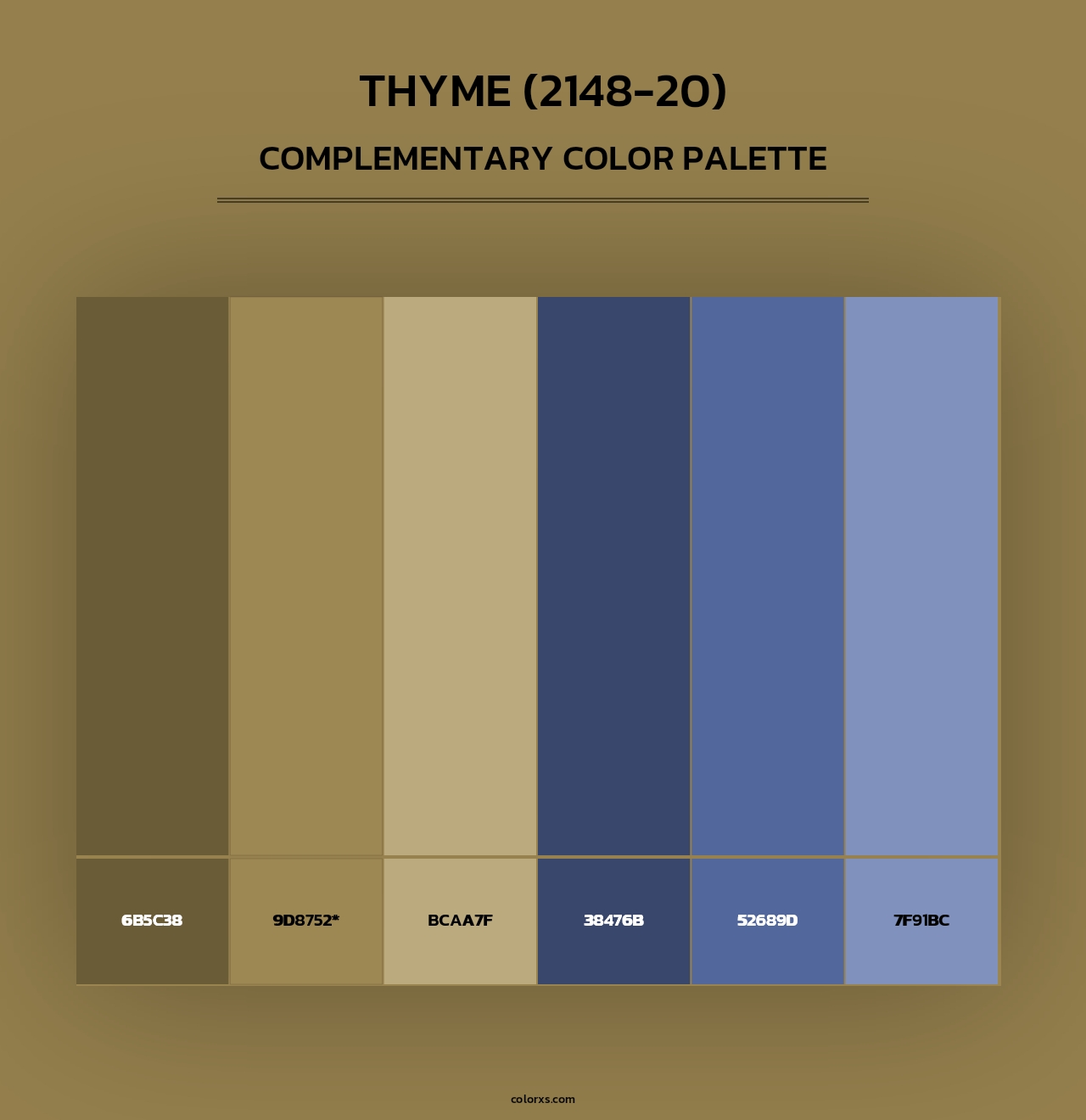 Thyme (2148-20) - Complementary Color Palette