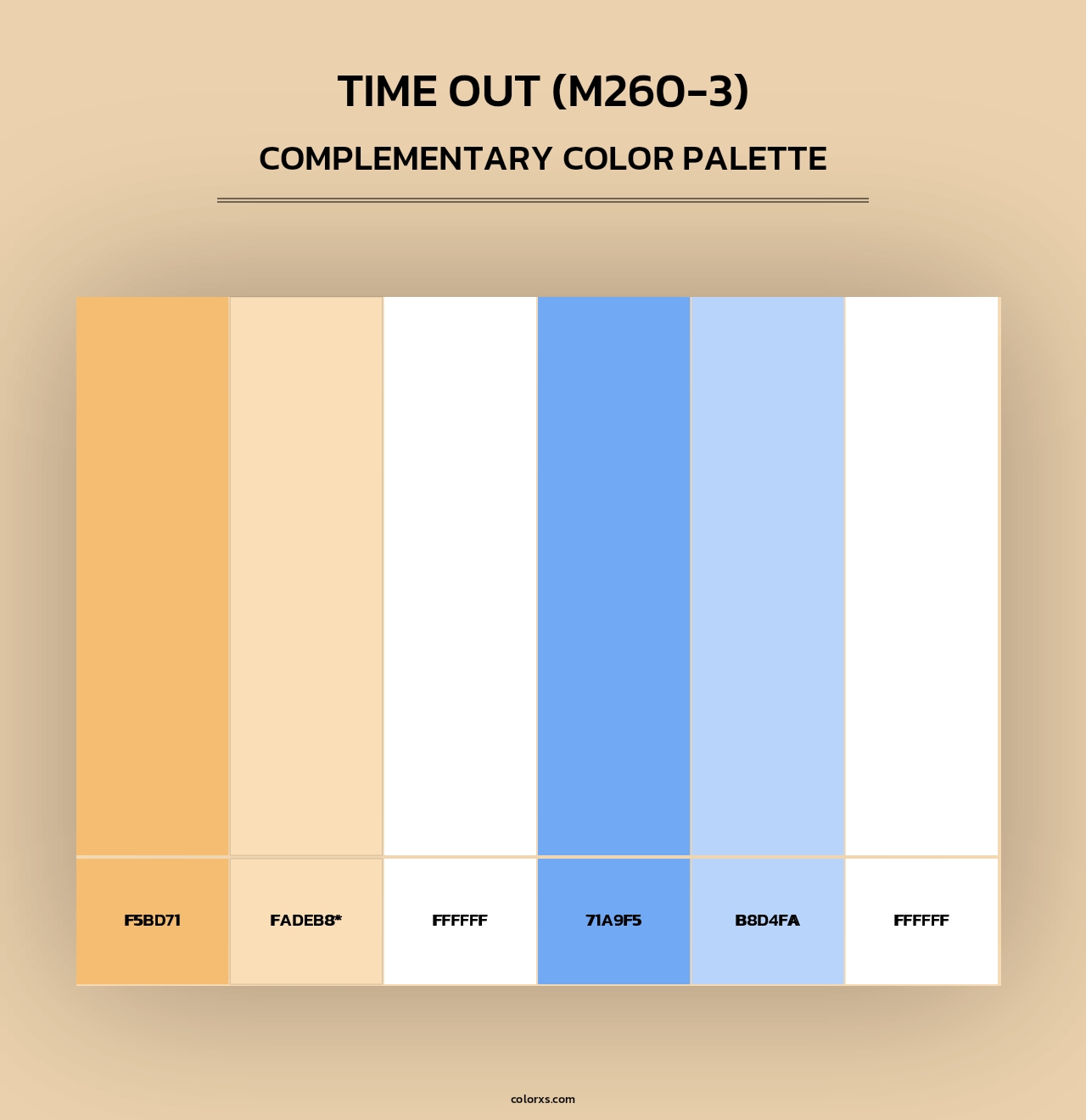 Time Out (M260-3) - Complementary Color Palette