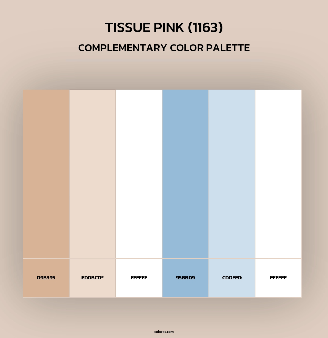 Tissue Pink (1163) - Complementary Color Palette