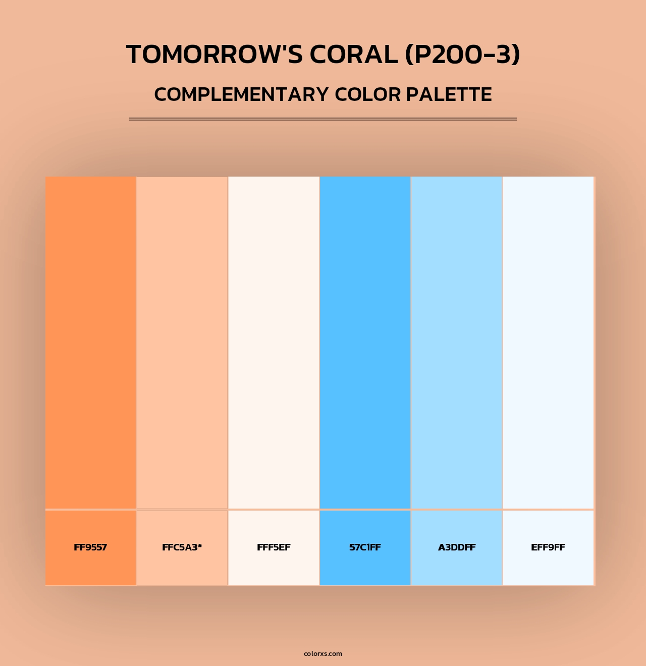 Tomorrow'S Coral (P200-3) - Complementary Color Palette