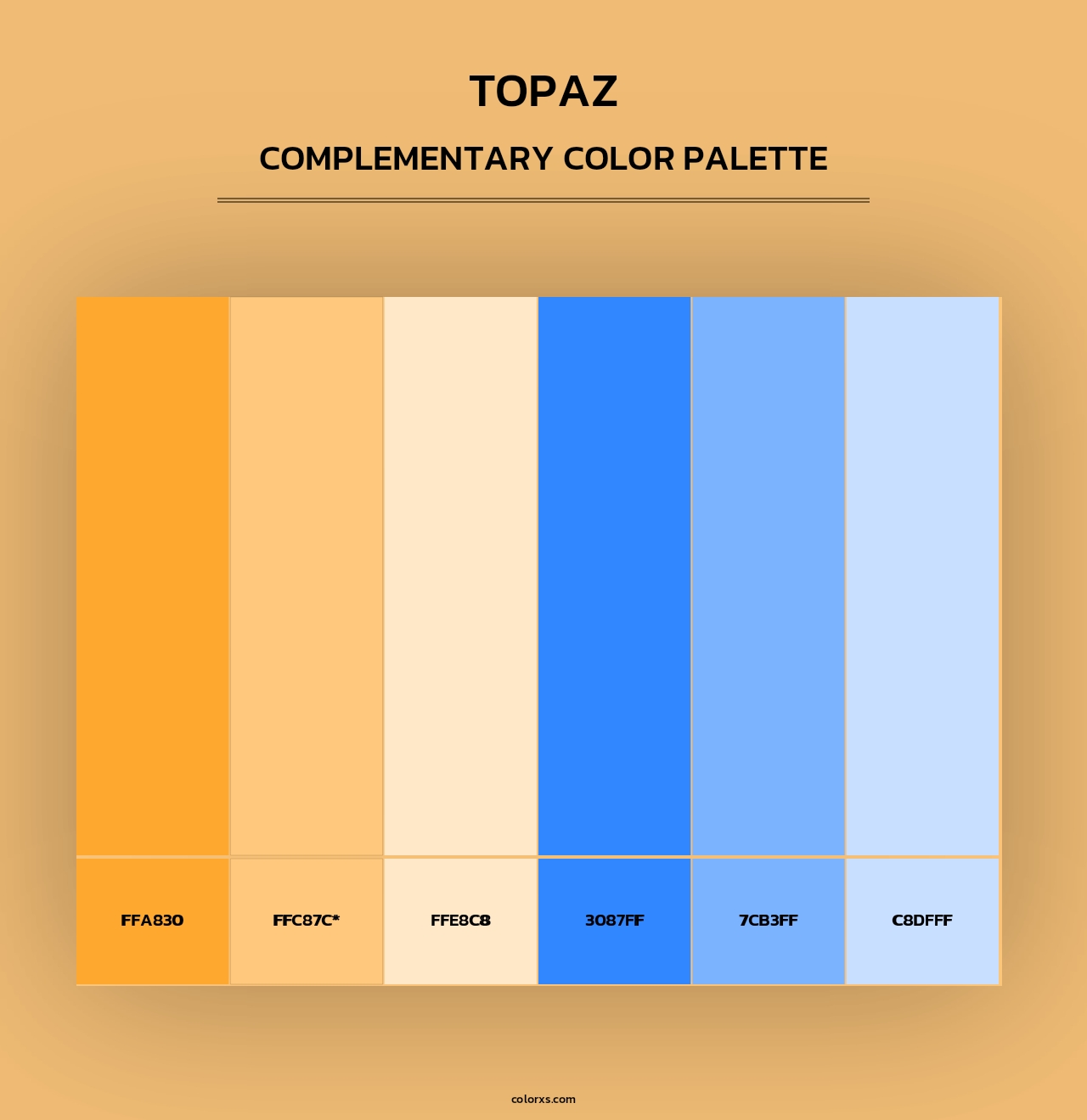 Topaz - Complementary Color Palette