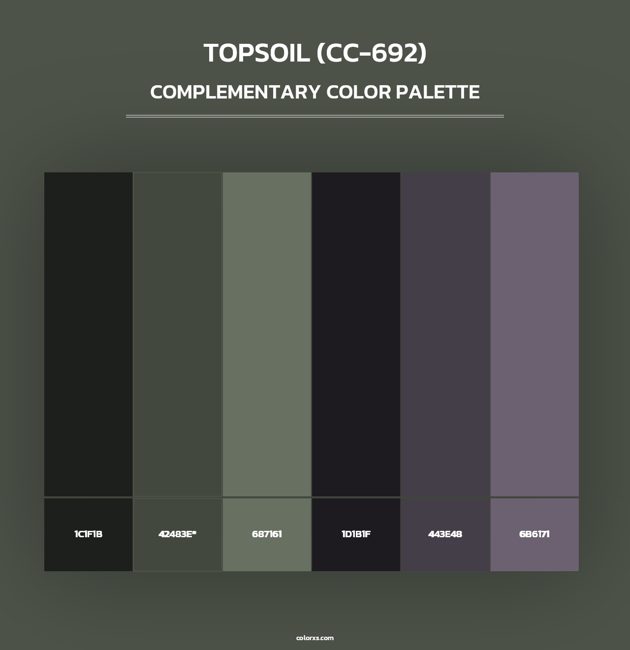 Topsoil (CC-692) - Complementary Color Palette
