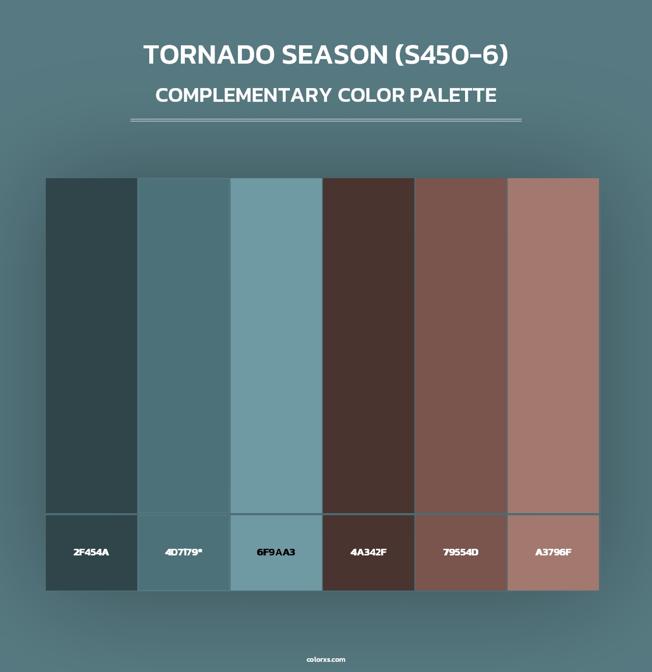 Tornado Season (S450-6) - Complementary Color Palette