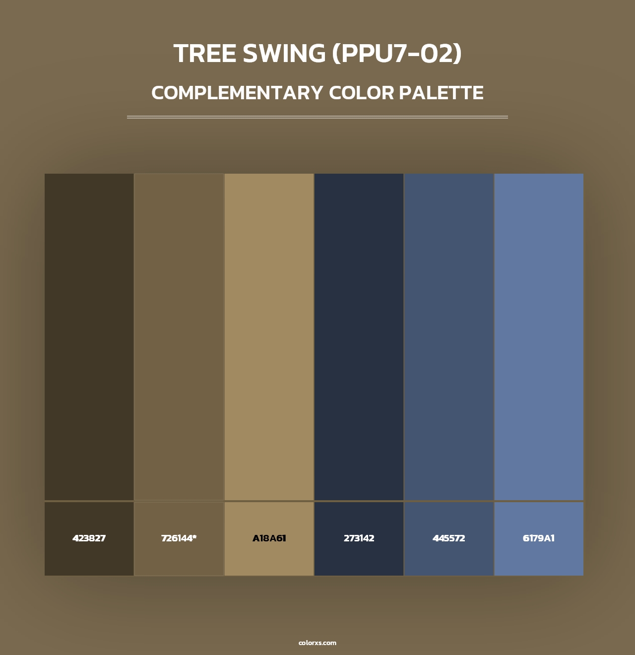 Tree Swing (PPU7-02) - Complementary Color Palette