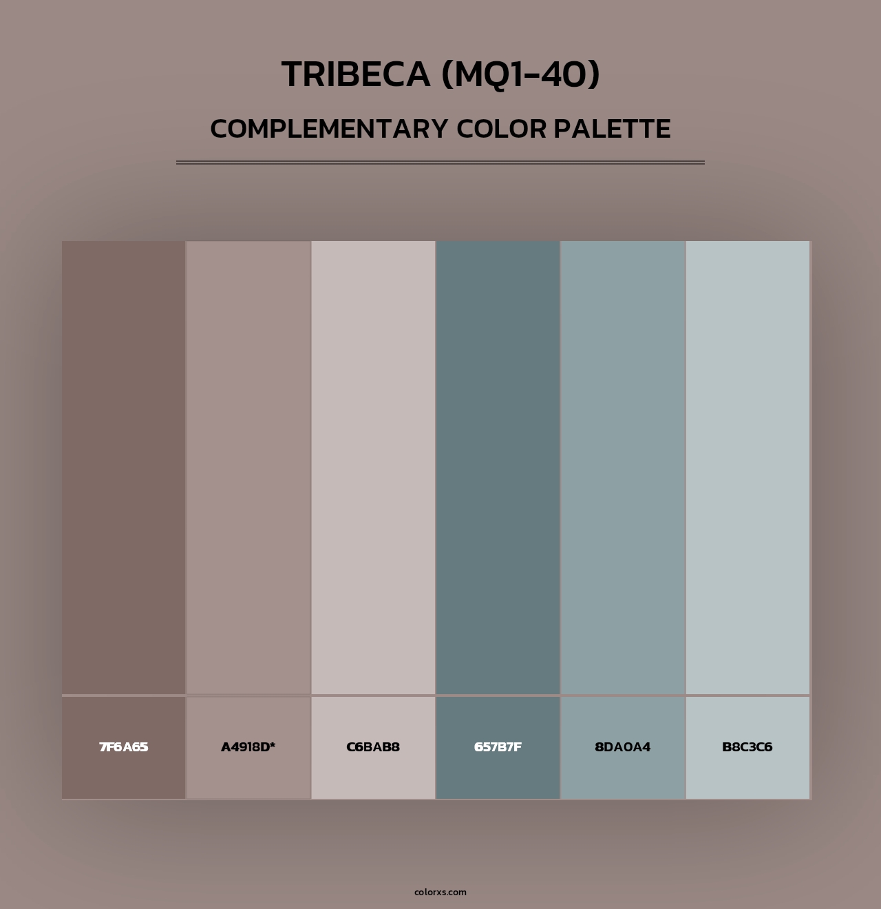 Tribeca (MQ1-40) - Complementary Color Palette