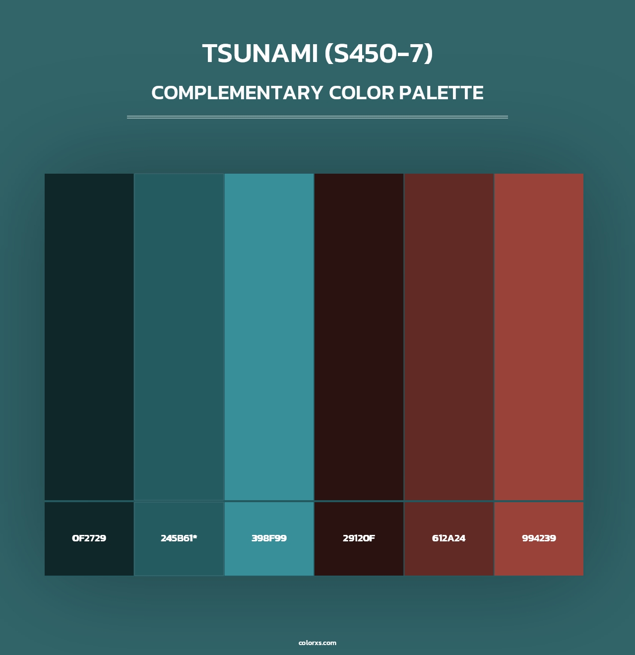 Tsunami (S450-7) - Complementary Color Palette