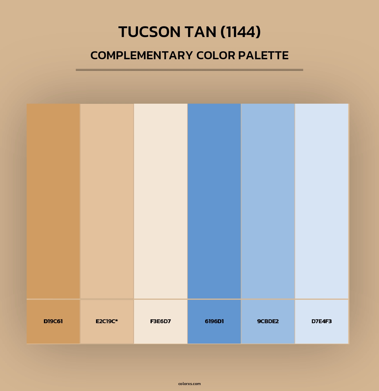 Tucson Tan (1144) - Complementary Color Palette