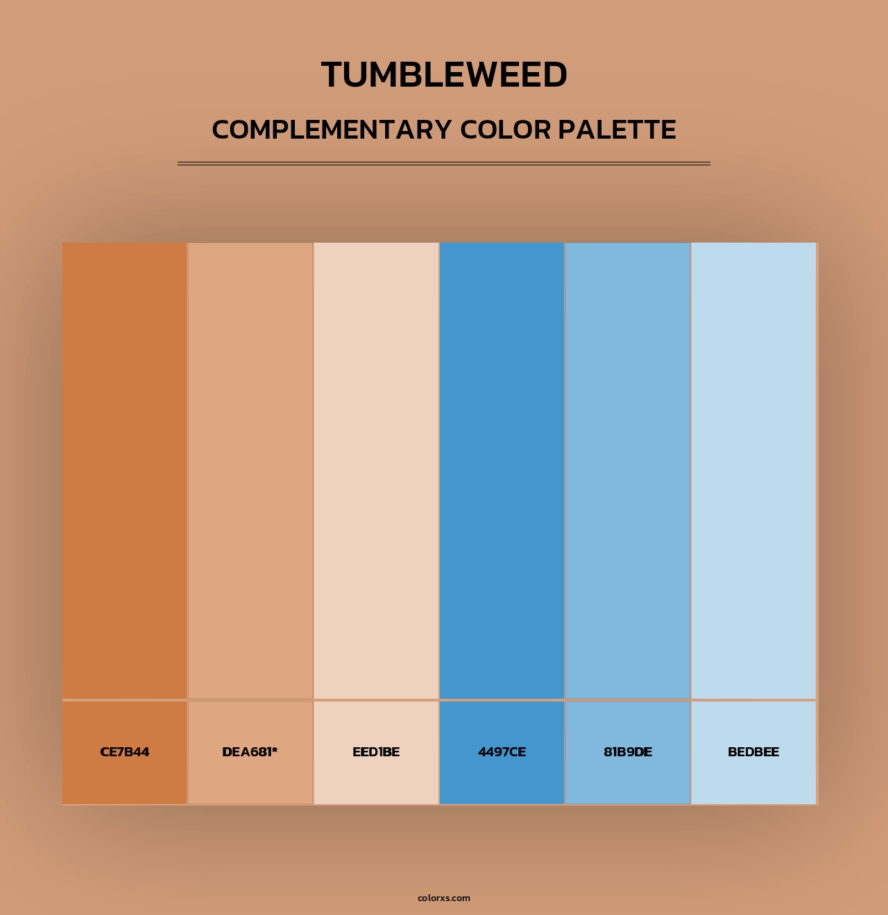 Tumbleweed - Complementary Color Palette