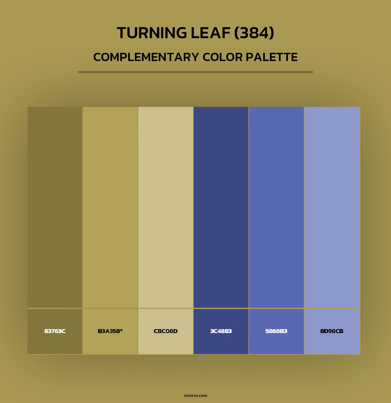 Turning Leaf (384) - Complementary Color Palette