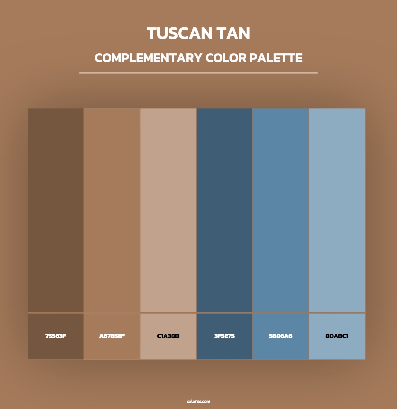 Tuscan Tan - Complementary Color Palette
