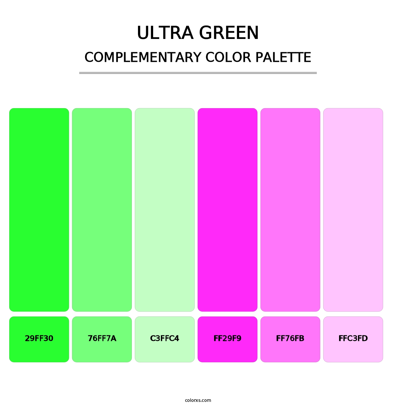 Ultra Green - Complementary Color Palette