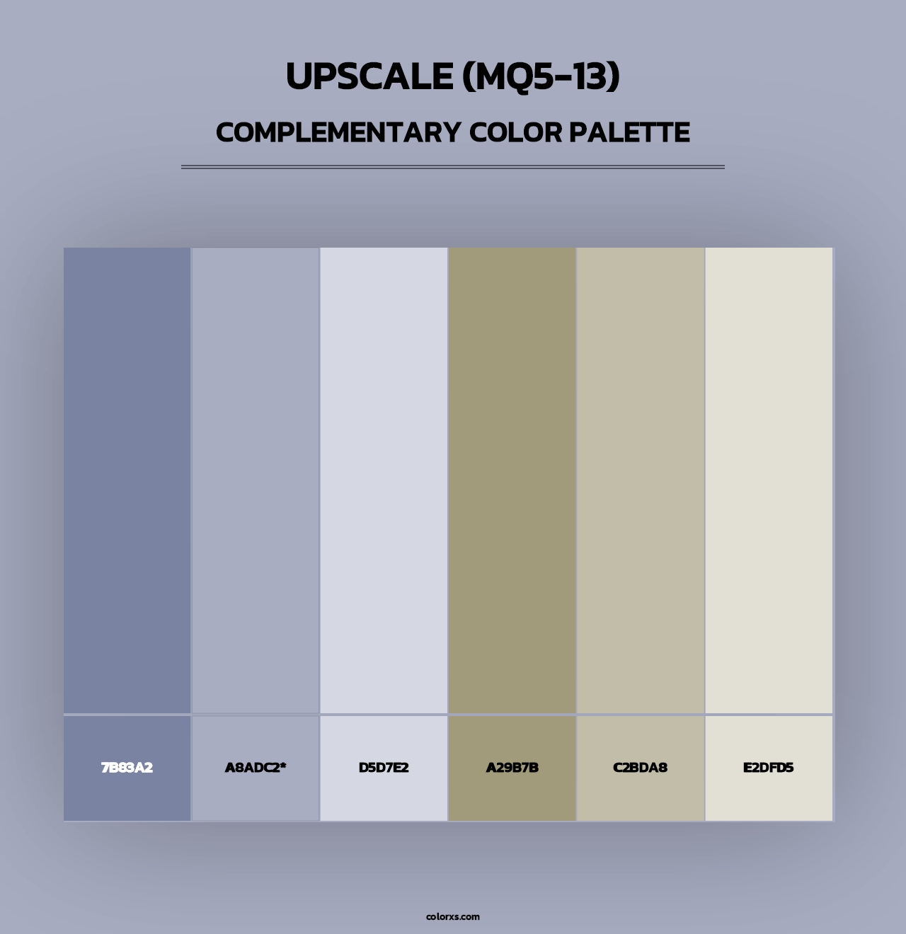 Upscale (MQ5-13) - Complementary Color Palette