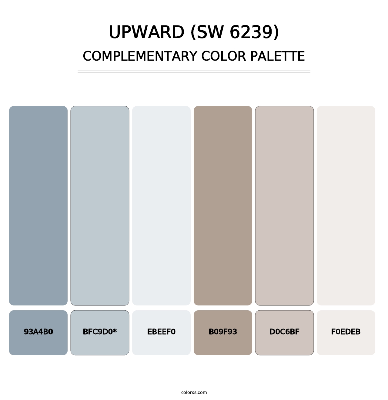 Upward (SW 6239) - Complementary Color Palette