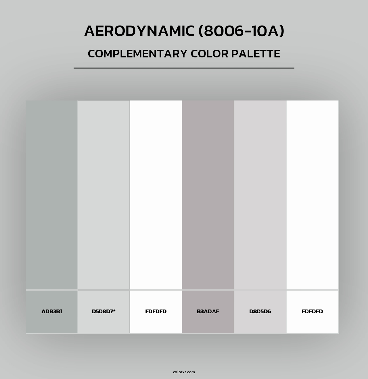 Aerodynamic (8006-10A) - Complementary Color Palette