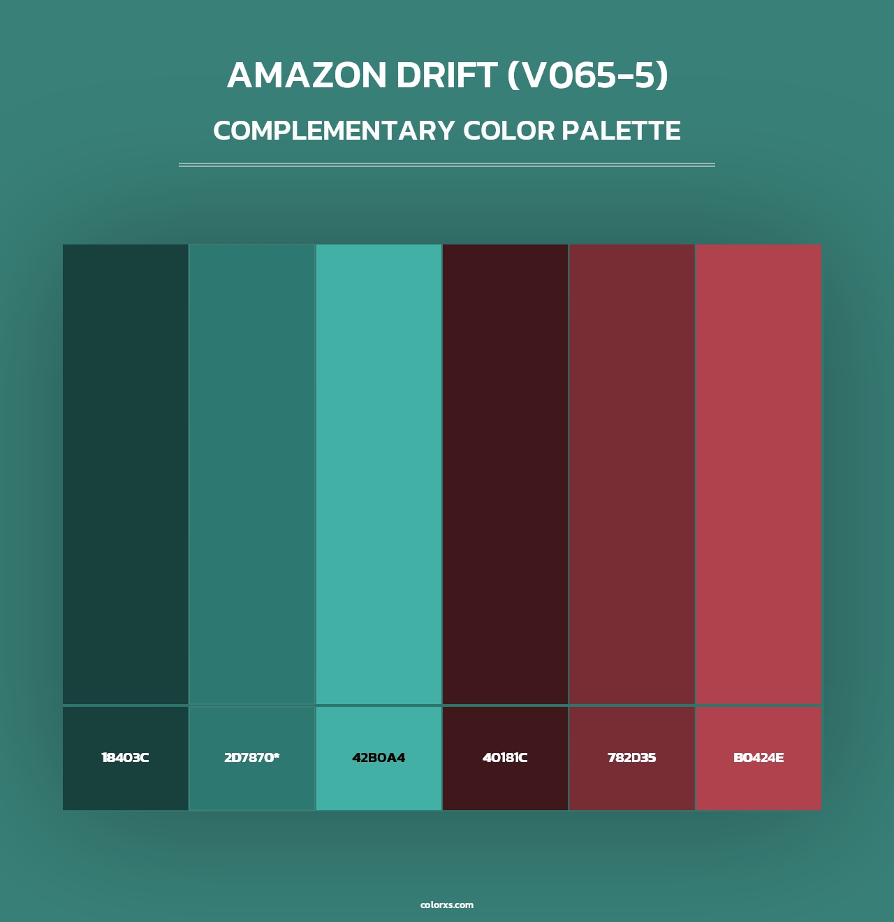 Amazon Drift (V065-5) - Complementary Color Palette
