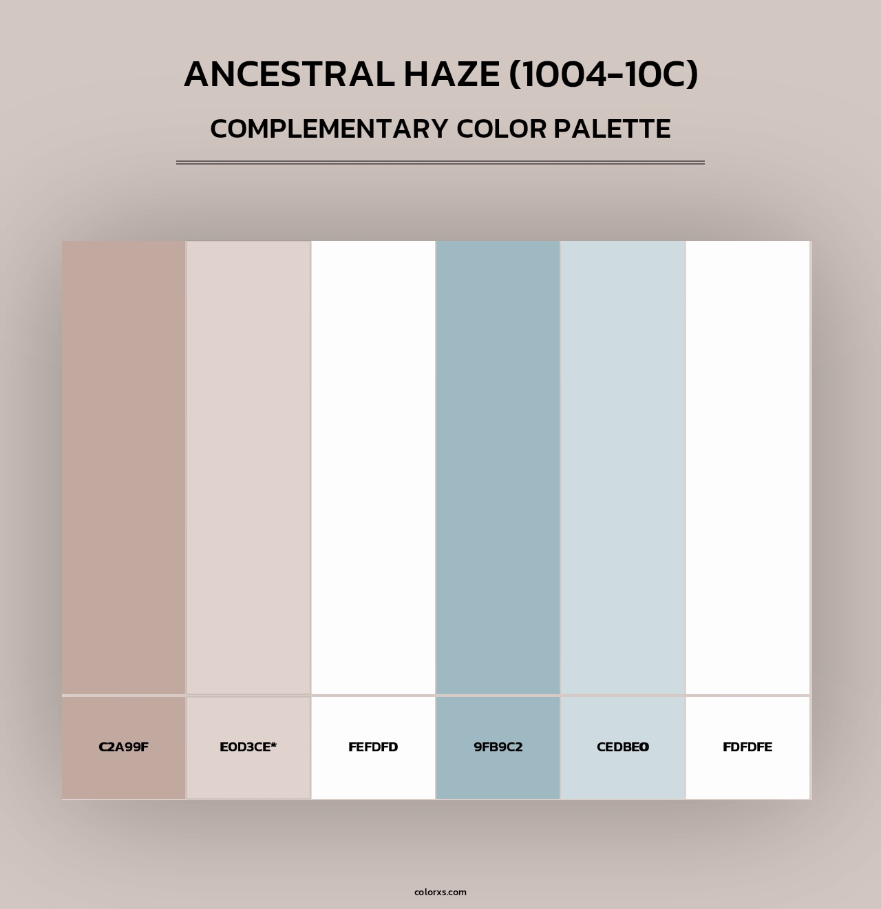 Ancestral Haze (1004-10C) - Complementary Color Palette