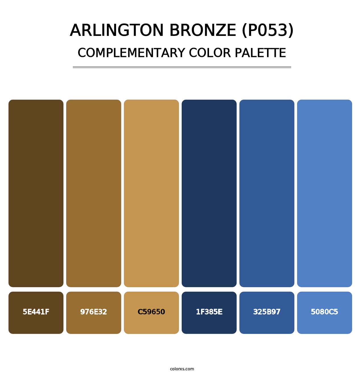 Arlington Bronze (P053) - Complementary Color Palette