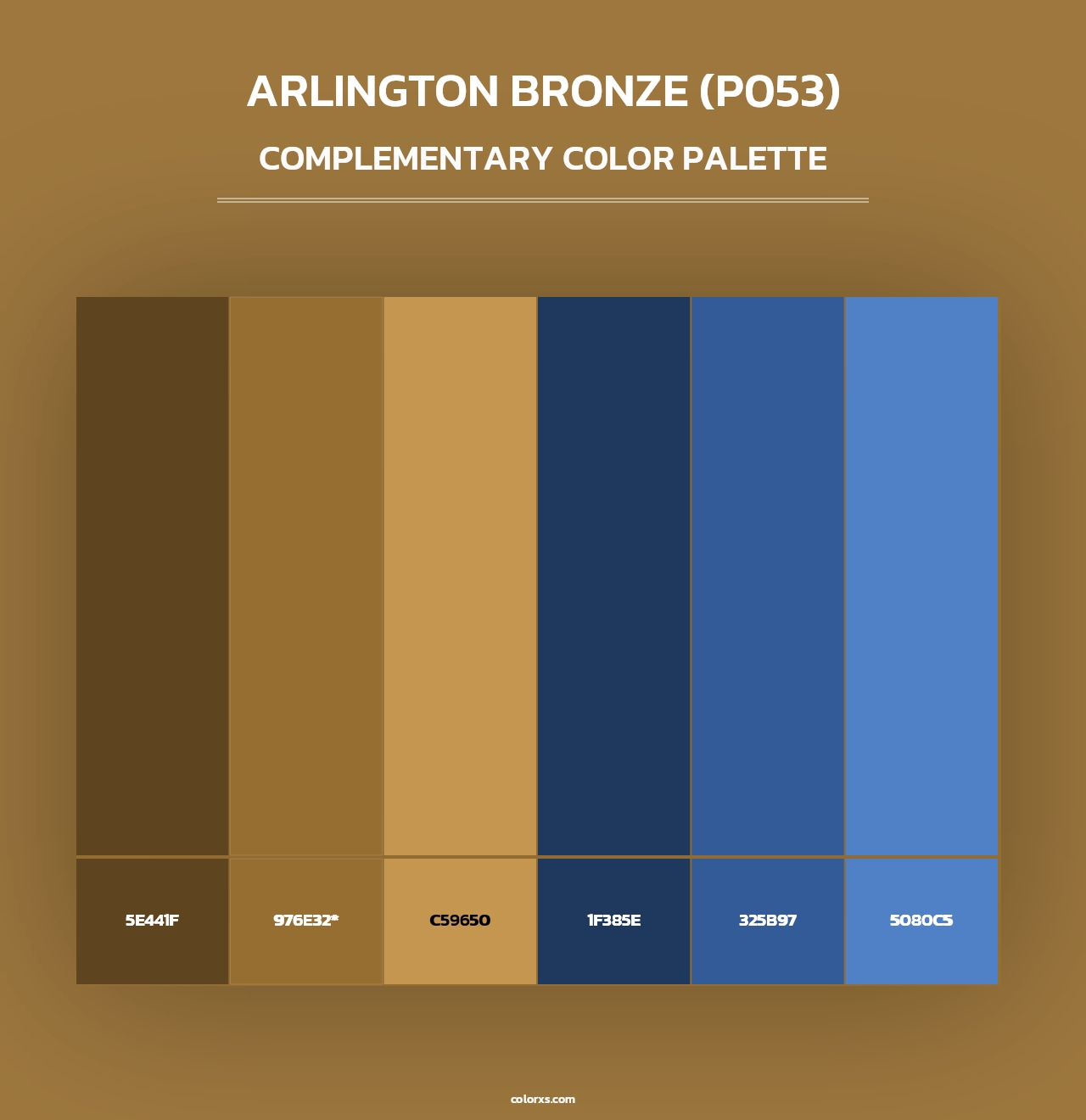 Arlington Bronze (P053) - Complementary Color Palette