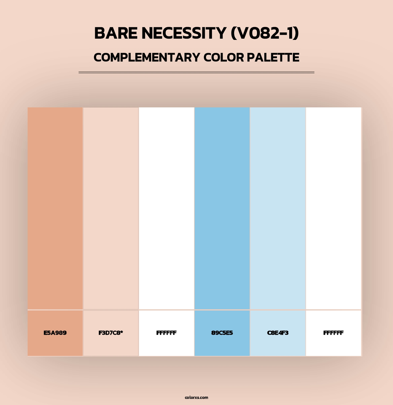 Bare Necessity (V082-1) - Complementary Color Palette