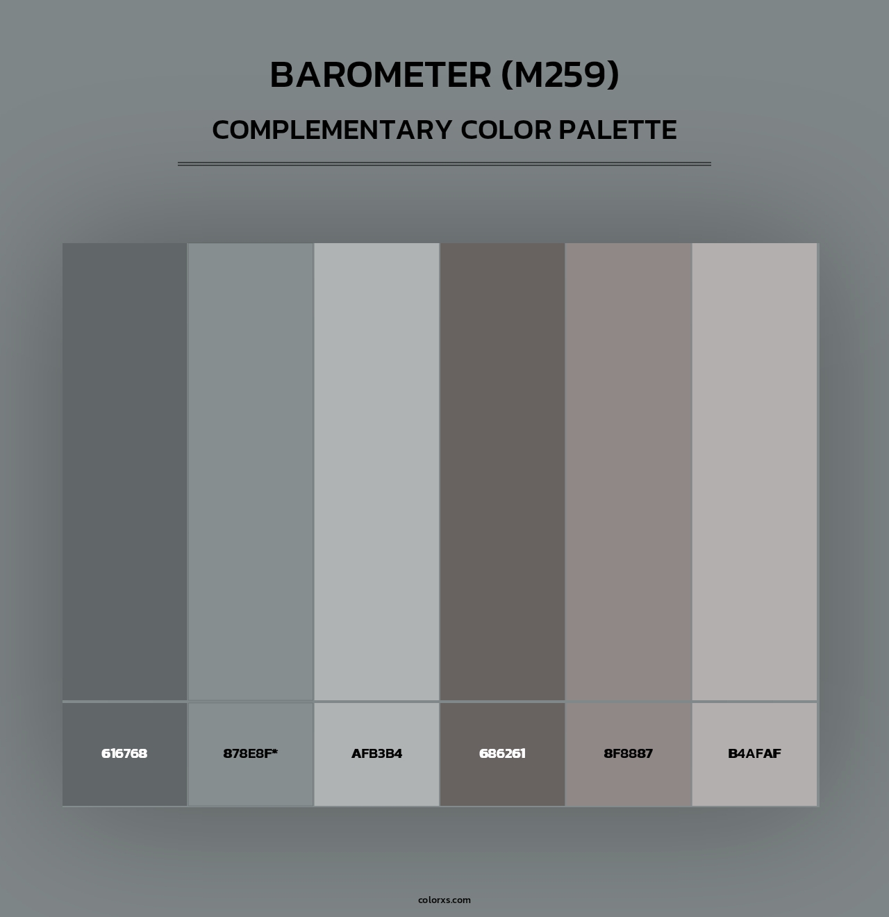 Barometer (M259) - Complementary Color Palette
