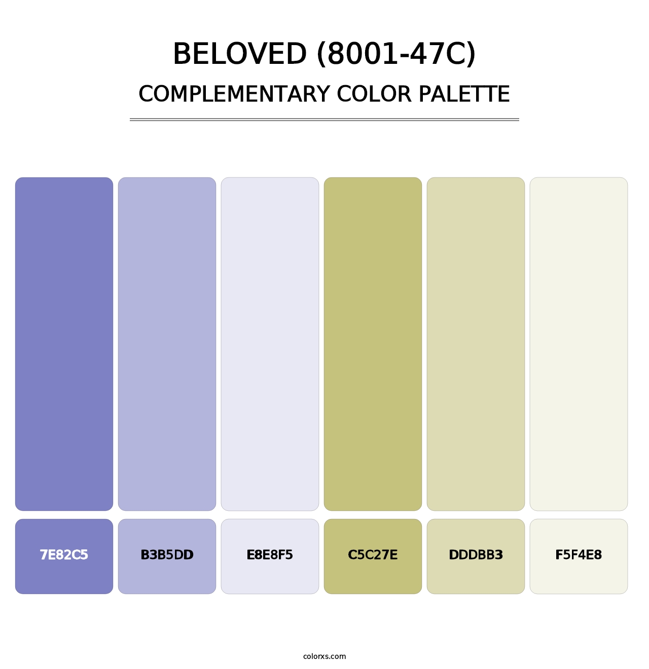 Beloved (8001-47C) - Complementary Color Palette