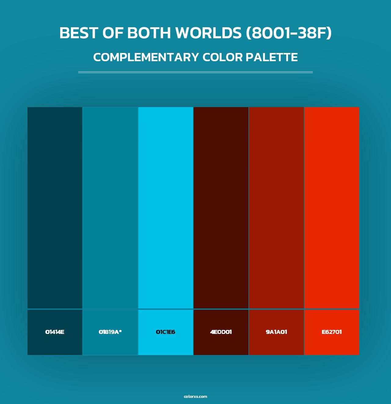 Best of Both Worlds (8001-38F) - Complementary Color Palette