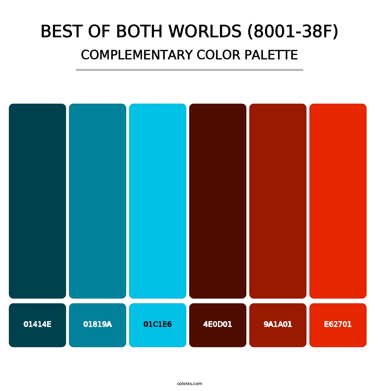 Best of Both Worlds (8001-38F) - Complementary Color Palette